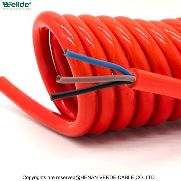 3 Core Spiral Cable factory