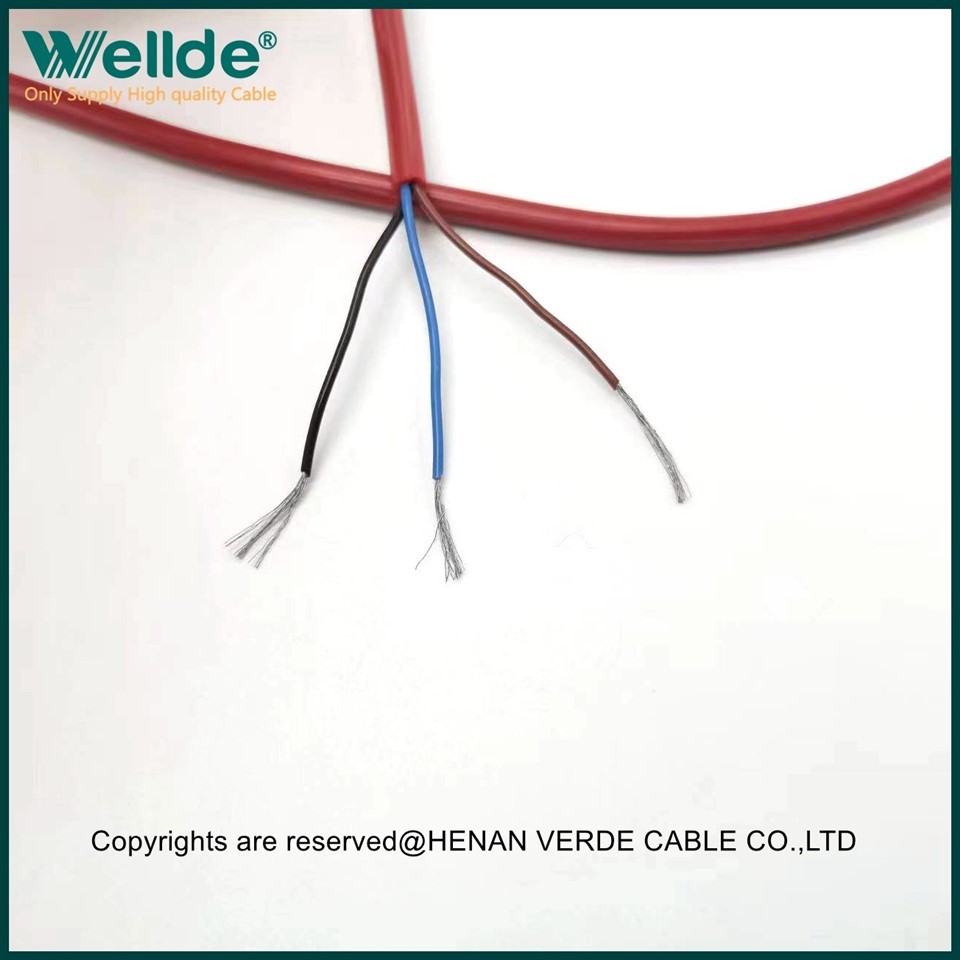 Black 40KV Single Core Tinned Copper Wire Silicone Cable
